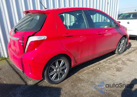 2013 Toyota Yaris Se из США, поврежденный, VIN JTDKTUD37DD561256